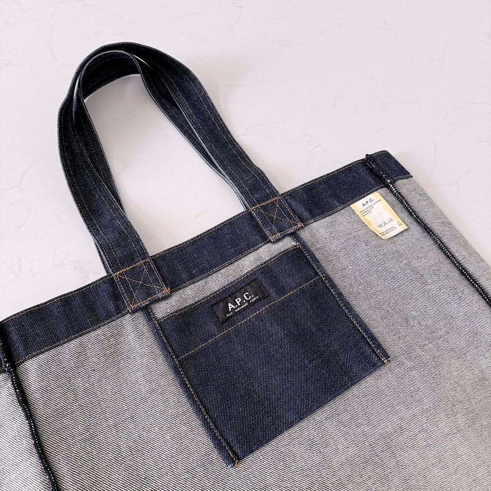 A.P.C. Denim Tote Bag - Picture 5 of 8